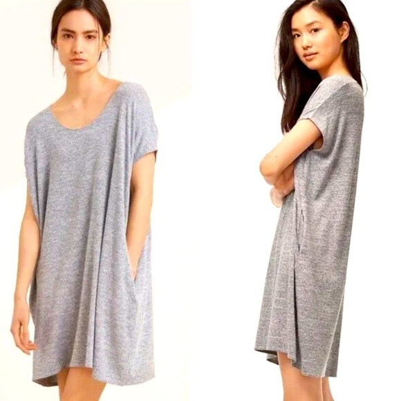 ARITZIA WILFRED FREE SPACE DYE COCOON LAGENLOOK DRESS WITH POCKETS SIZE XS - Picture 1 of 8